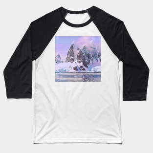 Icebergs in Antartica Baseball T-Shirt